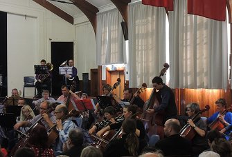 Double bass and cello