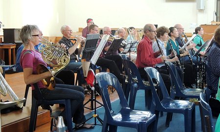 Wind section, practice