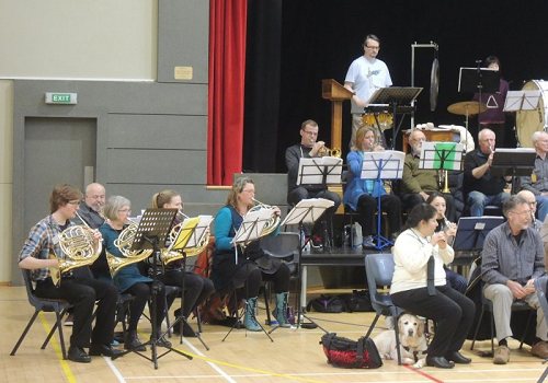 Horns and percussion