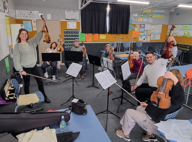 first violins