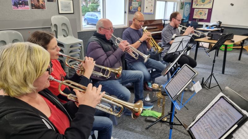 trumpets